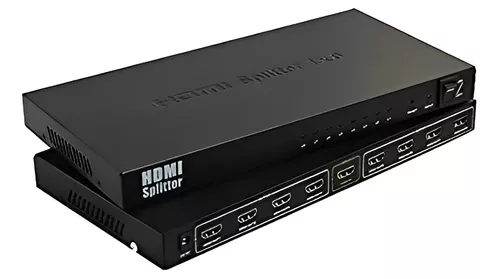 MULTIPLICADOR SPLITTER HDMI, 1 ENTRADA X 4 SALIDAS, 1080 1X4  Exonica SAS/  Distribuidor mayorista de camaras de seguridad dahua, zkteco, imou y mucho  mas