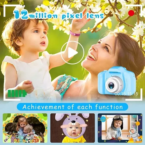 Cámara Fotográfica Digital Infantil Para Niña Fotos Videos - Luegopago