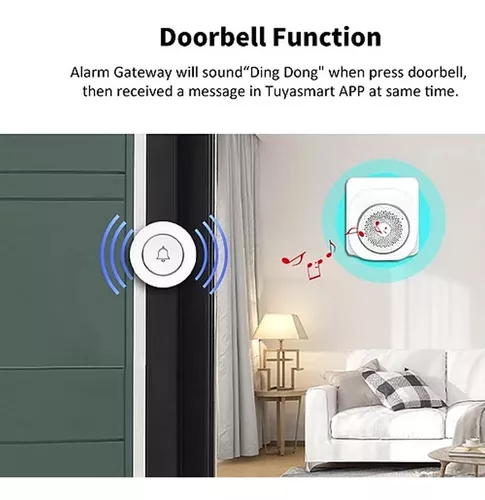 Kit De Alarma Wifi Sencilla Compatible Alexa Y Google - Luegopago