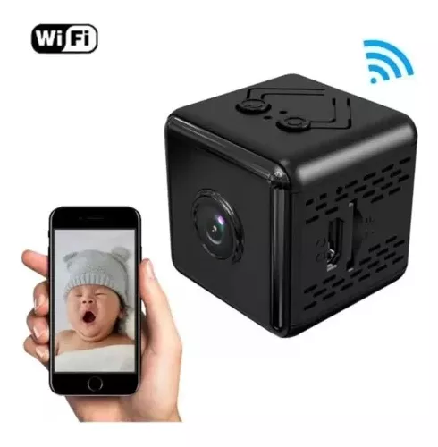 Cámara Espía Mini Wifi Full Hd 1080p Con Micrófono Seguridad NV10 -  Luegopago