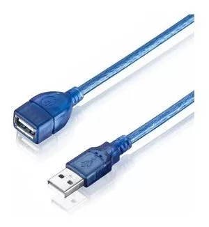 CABLE EXTENSION ALARGUE USB 2.0 MACHO HEMBRA 1.5MT METROS PC Y NOTEBOOKS
