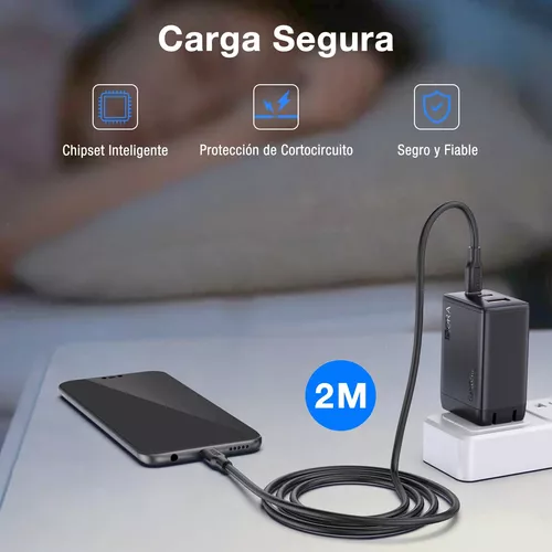 Cargador Iphone Carga Rapida 25W Completo - Luegopago