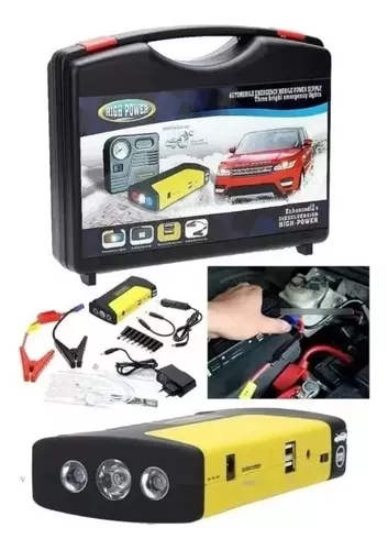 Arrancador para auto compacto o SUV, Power Bank y linterna LED, Steren  MOV-123 Steren MOV-123