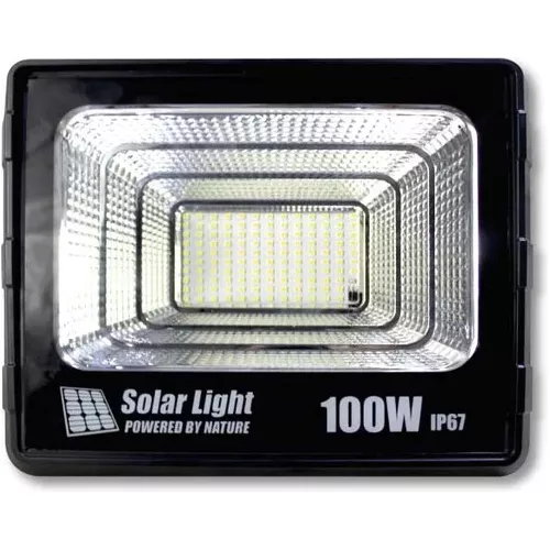 Reflector Lampara Led Panel Solar Exterior 100w Gd-100h