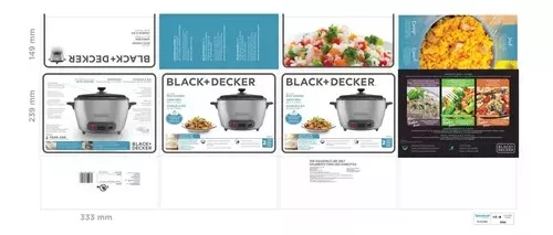 ▷ Black & Decker Olla Arrocera de 7 Tz. RC514 ©