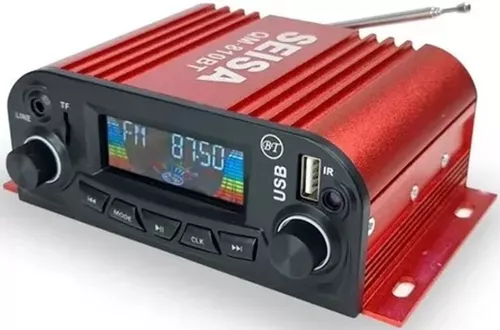 Amplificador de audio para auto 12V/110V/220V 800W Mini Bluetooth