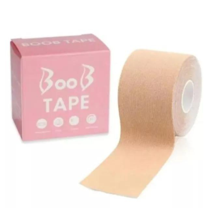 Boob Tape Cinta Brasier Sujetador Invisible Levanta Busto Negro