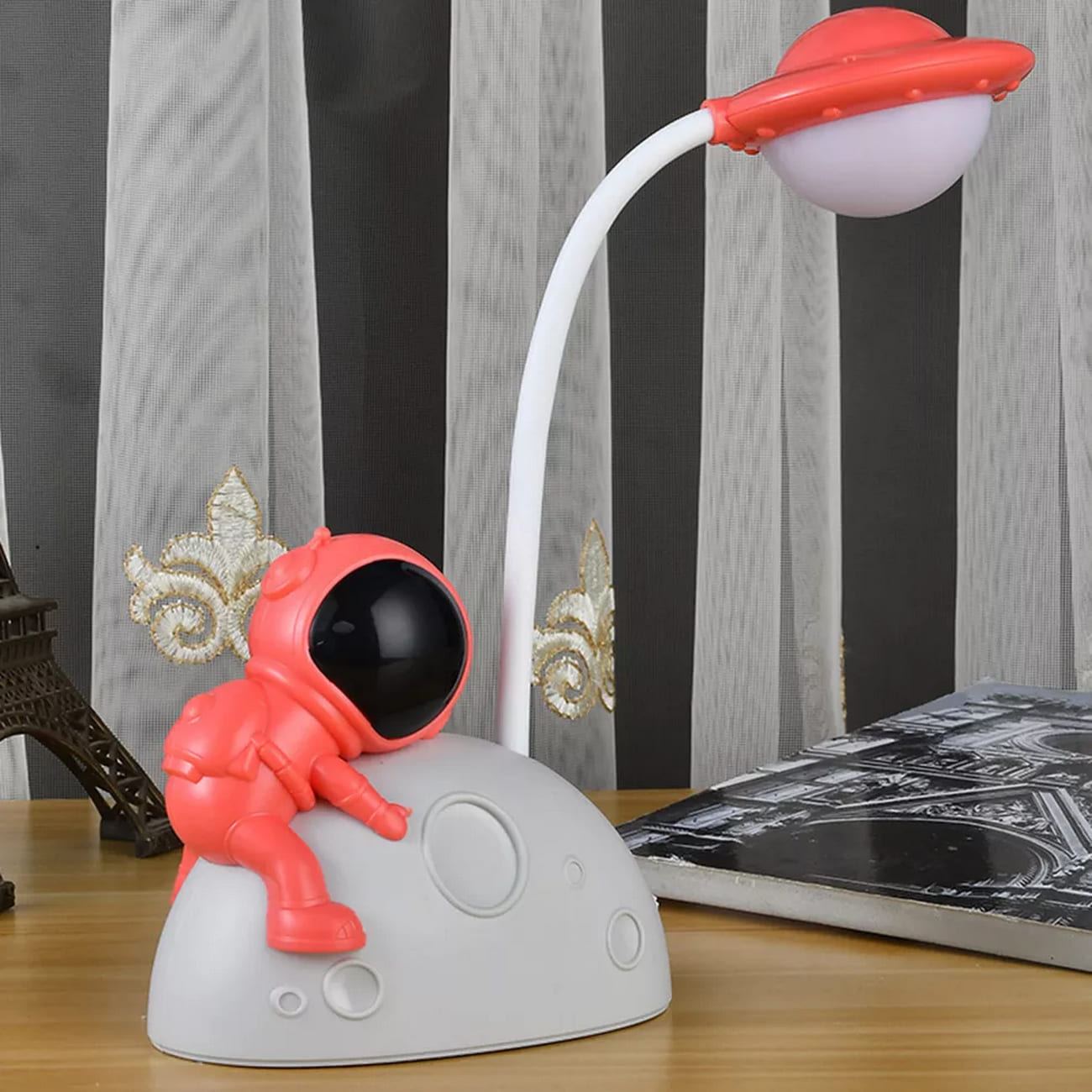 Humidificador Lampara Led Luna Astronauta + Esenci