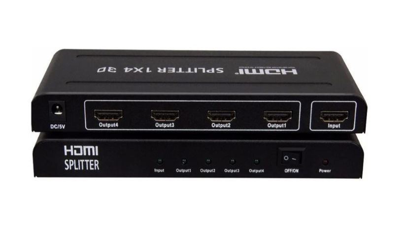 Multiplicador Splitter HDMI 1 Entrada X 4 Salidas