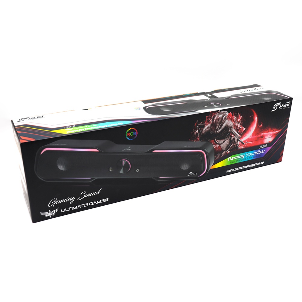 Barra De Sonido J&R USB Gamer RGB J5210