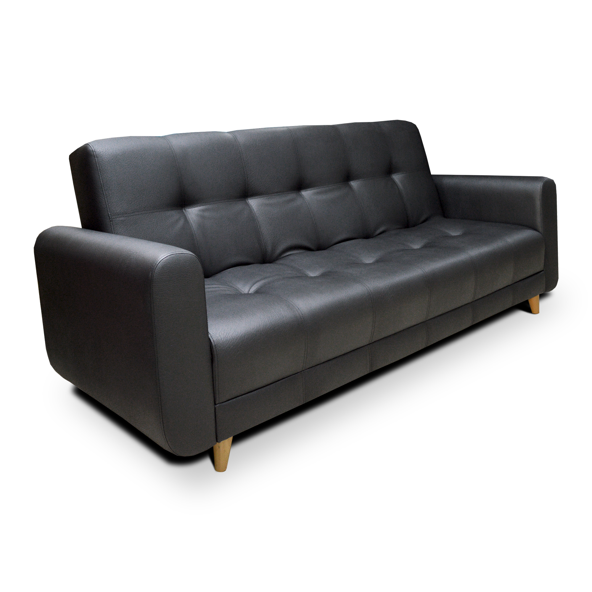 Sofa Cama Comfort Sistema Clic Clac Color Gris - Luegopago