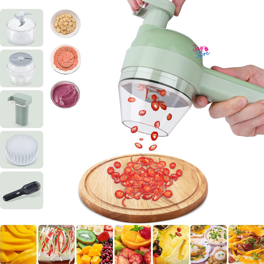 Procesador De Alimentos Eléctrico Picador Triturador Alimentos Verduras  Frutas - Luegopago