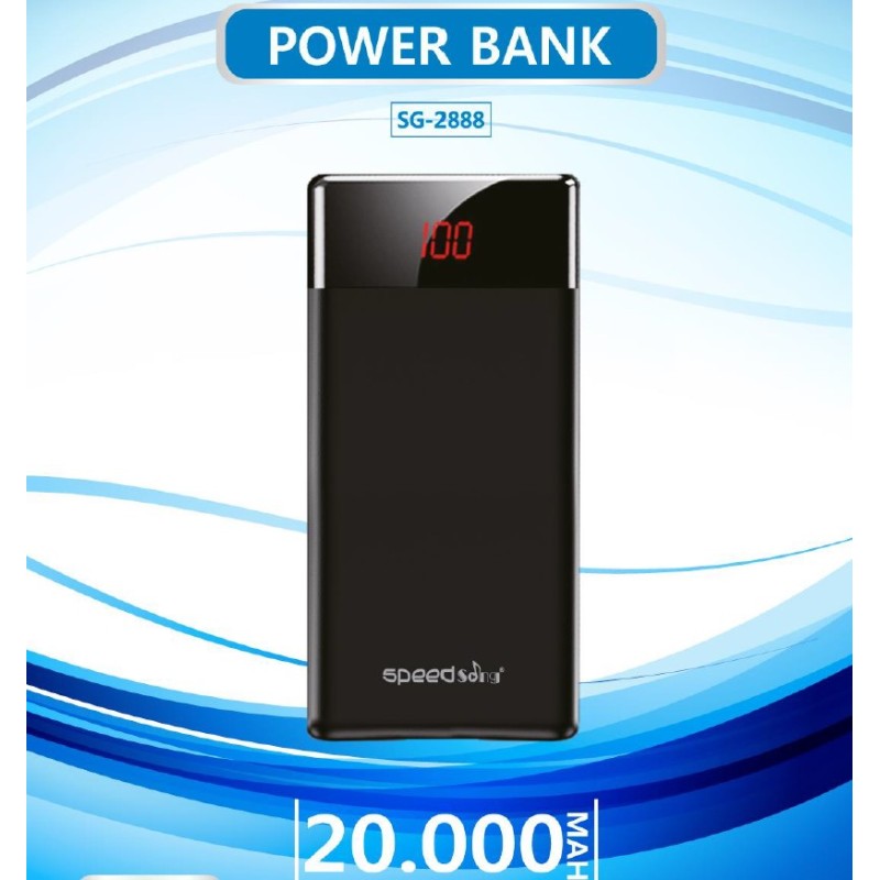 Power Bank Batería Portátil 20000mah 2.1a Carga Rápida Real - Luegopago