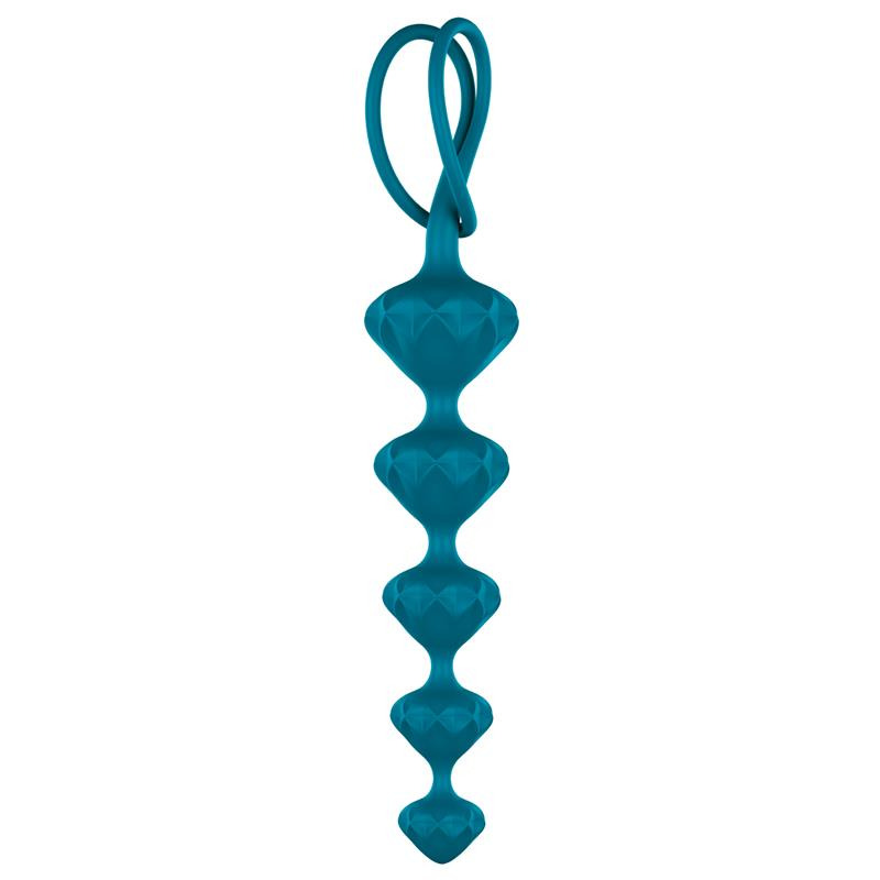 Satisfyer Love Beads - Set de Plugs Anales Azul