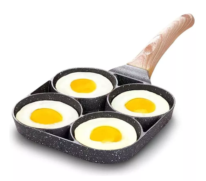 Sarten Antiadherente 4 Puestos Para Huevos Arepas Pancakes DP-4 - Luegopago