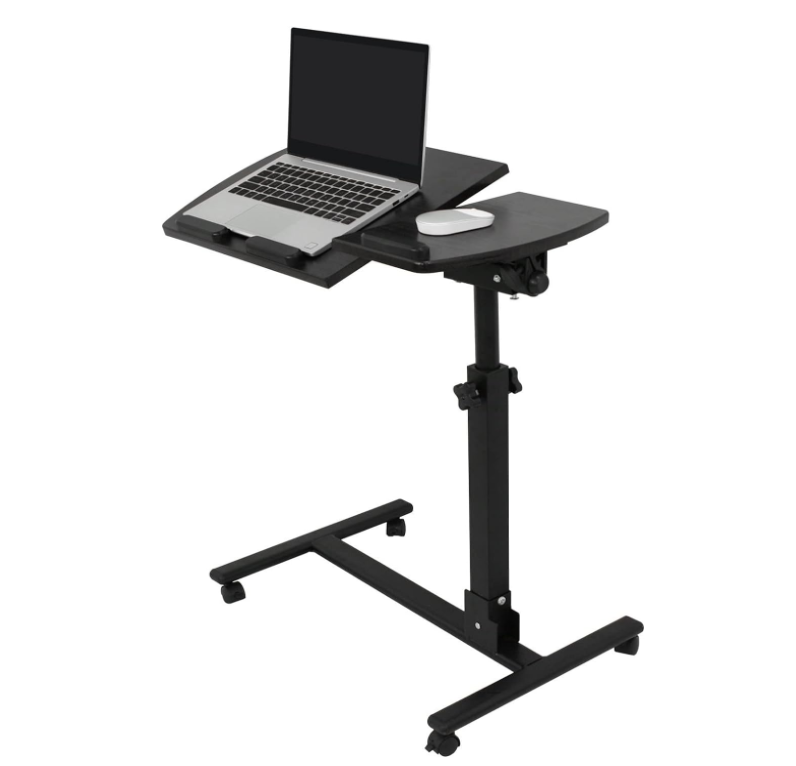  Axdwfd Mesa de mesa plegable, sofá para laptop, mesita de  noche, altura ajustable, resistente, soporte para computadora con ruedas,  escritorio para computadora (tamaño : 70 x 50 x 24.4 - 37.0 in) : Hogar y  Cocina