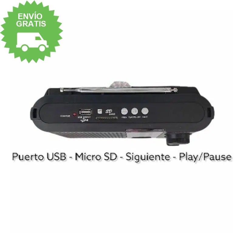 Reproductor Musical USB/TF Radio Multibanda - Luegopago