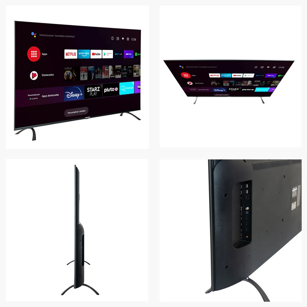 Televisor 40 Pulgadas Challenger Android TV FHD Smart TV Bluetooth -  Netflix - LED 40TO65 BT ANDROID T2 - Luegopago