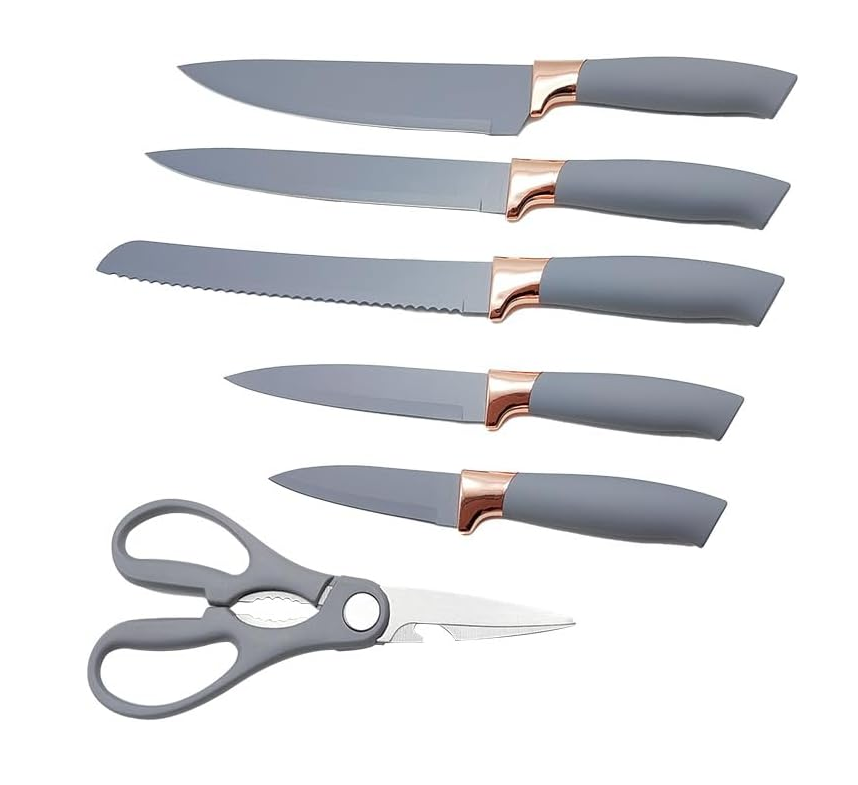 Utensilios De Cocina Silicona Juego De Cuchillo 19 Set Rosa