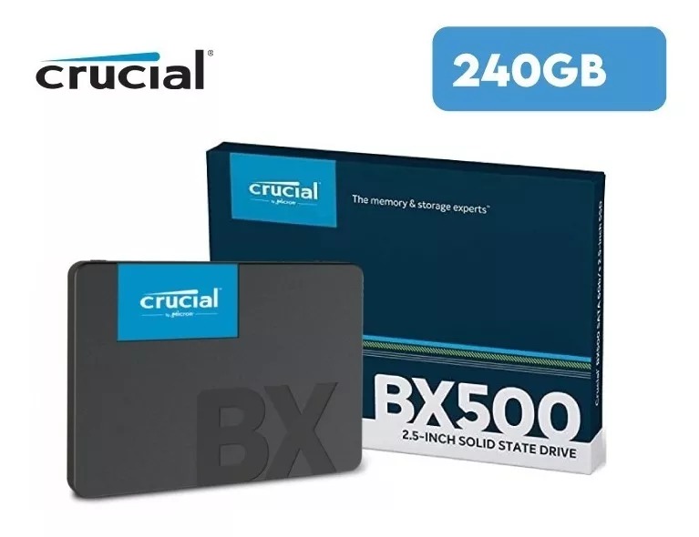 Disco de estado sólido SSD Interno Crucial 240GB – Miamitek