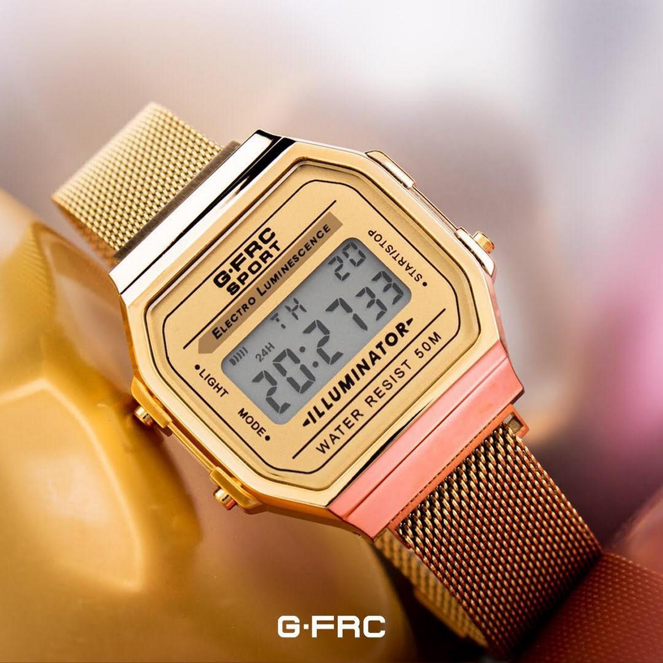 Reloj Dama G-force Mujer Digital Acero A19148 + Estuche - Luegopago