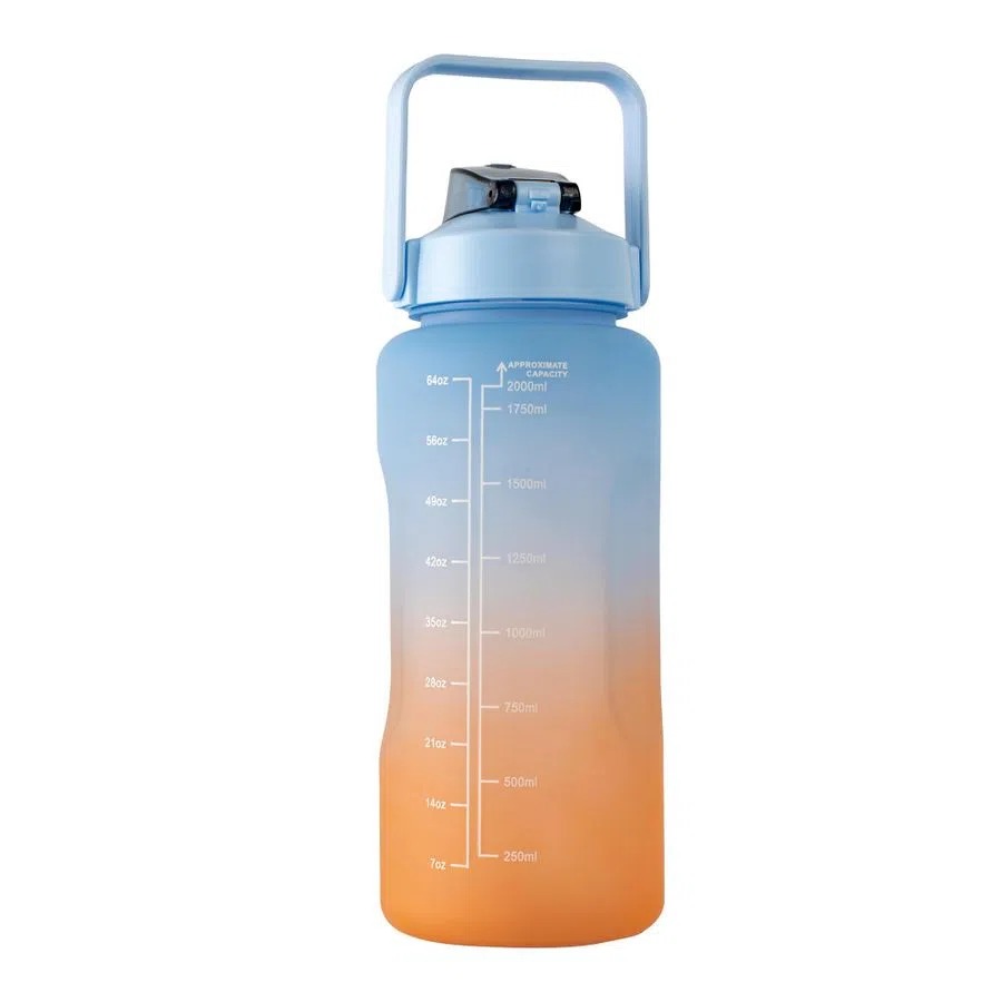 Termo Botella De Agua Motivacional Metalizado Combo 3 Set - Luegopago
