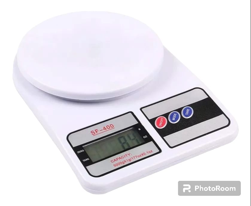 Gramera Digital Cocina 10 Kg Bascula Portátil Peso Baterías - Luegopago