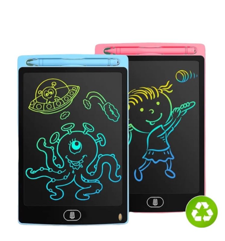 Pizarra Infantil Magica Tablet Dibujo Lcd 10 Pulgadas Niños Azul