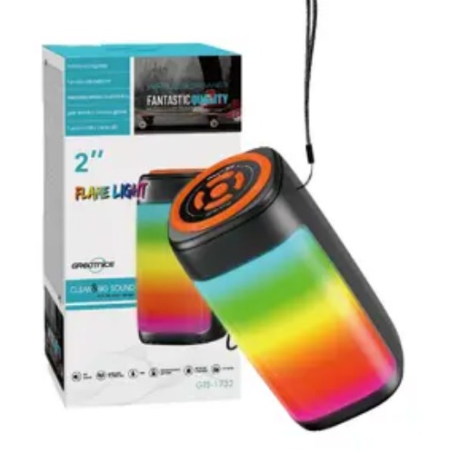 Cabina Parlante Portatil Altavoz Bluetooth LED 8in Aux USB TF GTS
