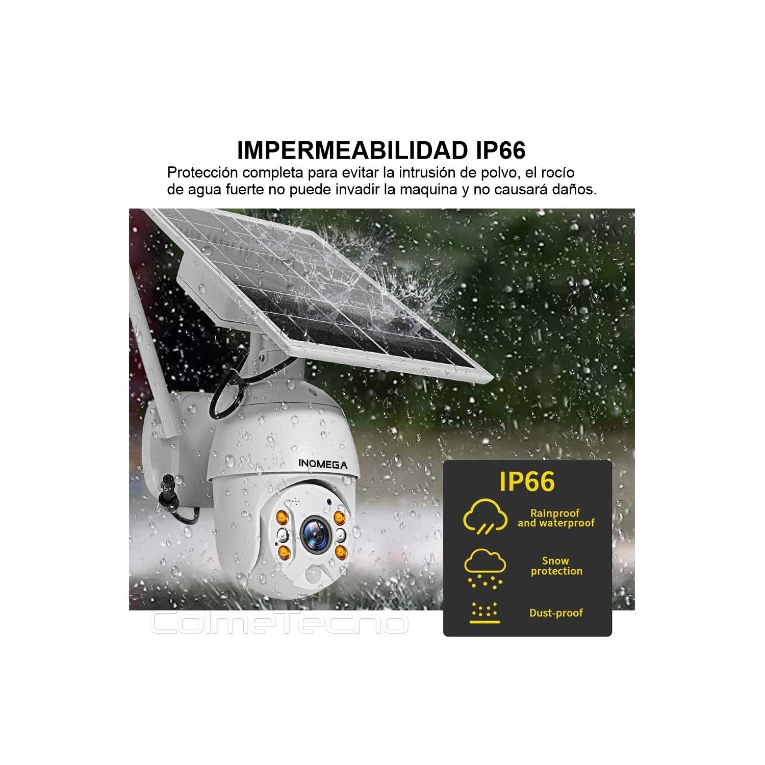 Camara Exterior Ip Panel Solar Wifi Ptz App Ubox CAM-PTZ-UBOX - Luegopago