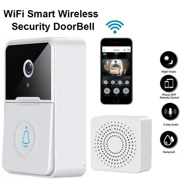 Mini Video Portero Timbre Inteligente USB WIFI Seguridad Inalambrico  Mini-Doorbell - Luegopago