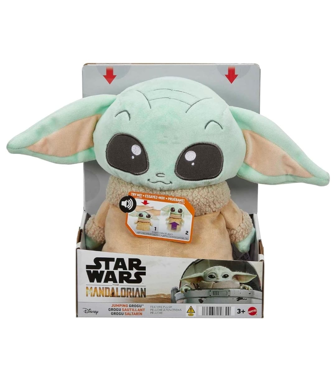 Peluche Star Wars Mandalorian The Child Bébé Yoda 25 cm - Peluche