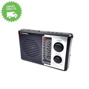 Radio Portátil Sonivox VS-R116 USB SD 4 Bandas AM FM SW1 SW2